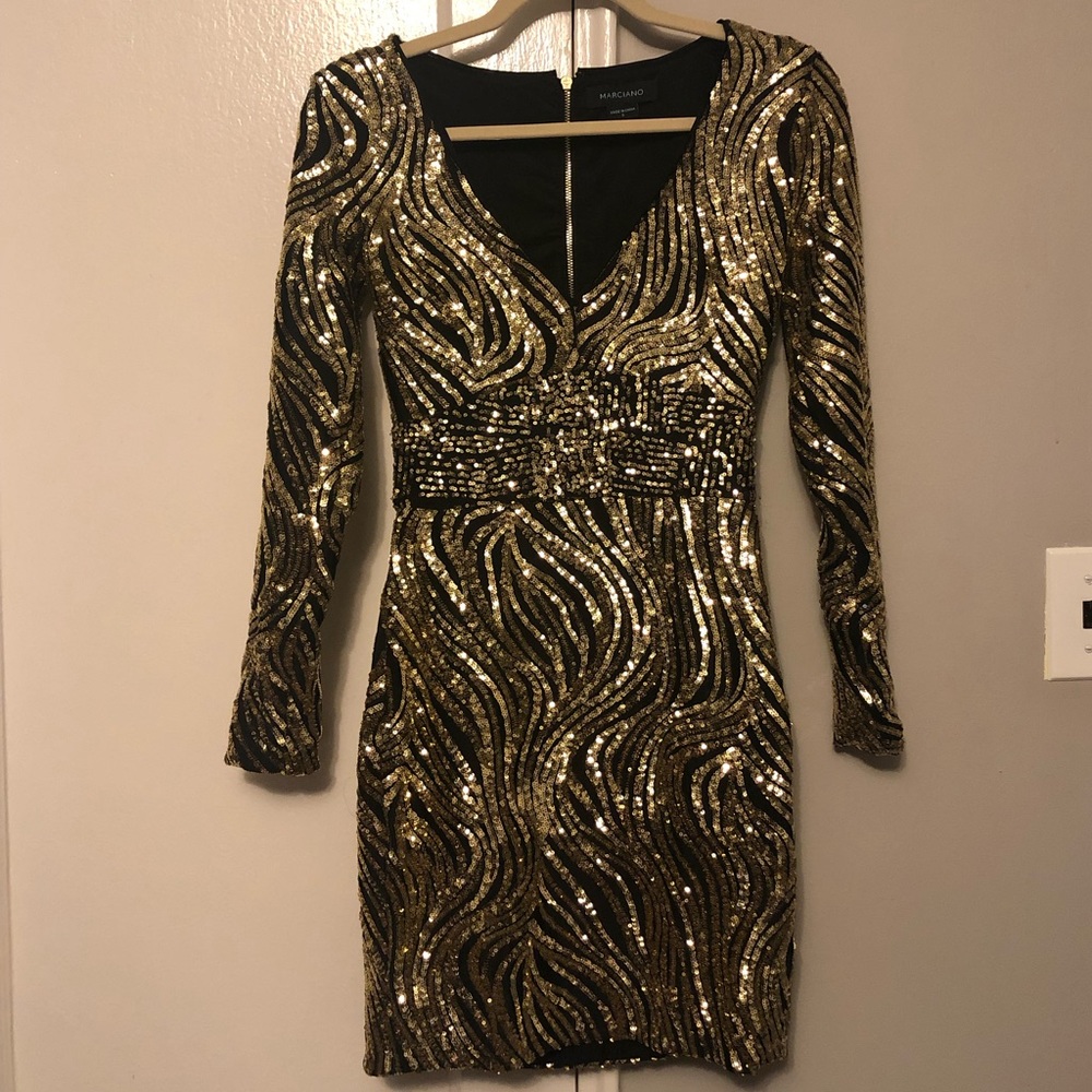 Marciano sequin dress